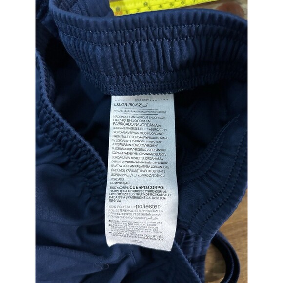 Mens Under Armour Navy Blue Athletic Basketball Shorts Loose Fit Size Large - Picture 4 of 8